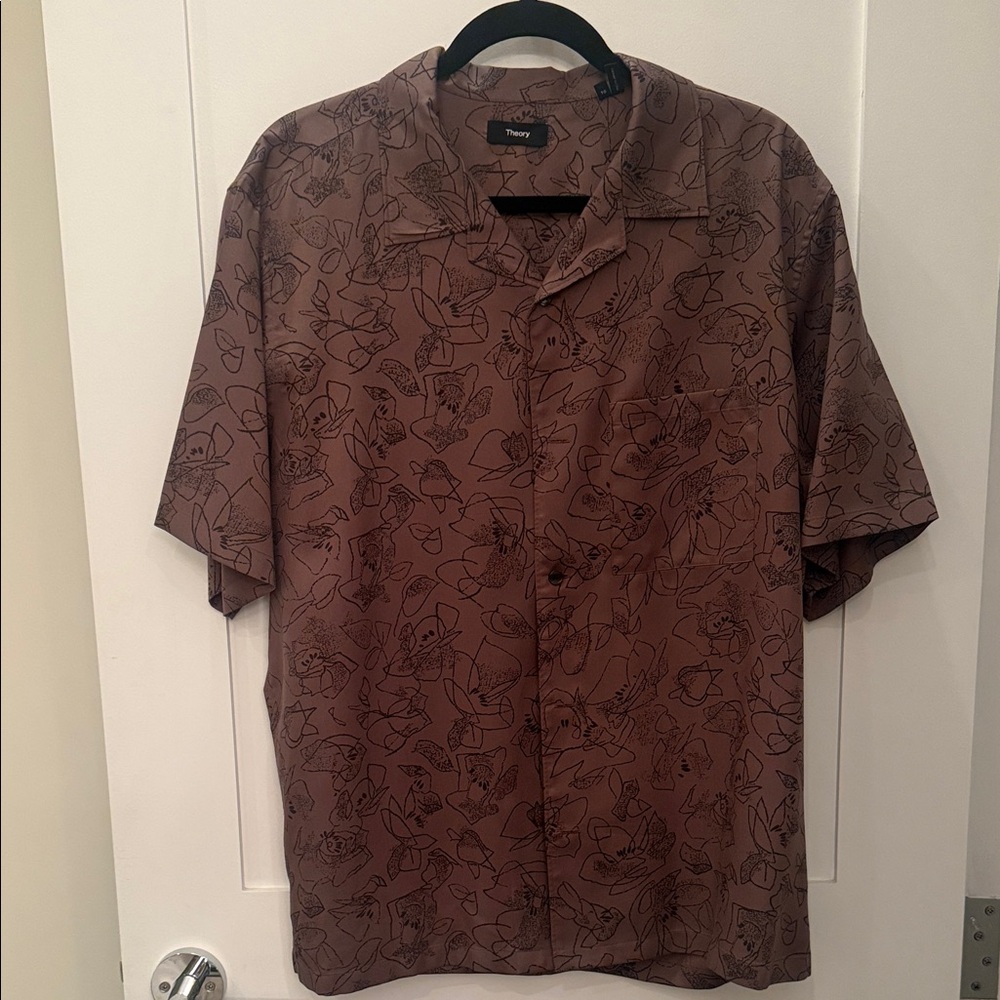 Theory Dazy short sleeved button Camp Shirt